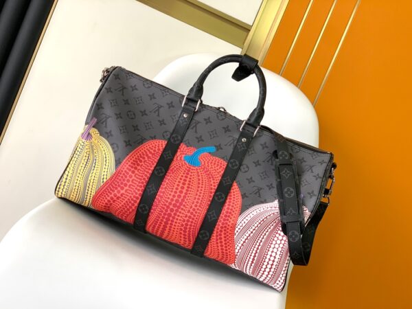 Louis Vuitton LV x YK KEEPALL 45 Travel Bag - Image 3