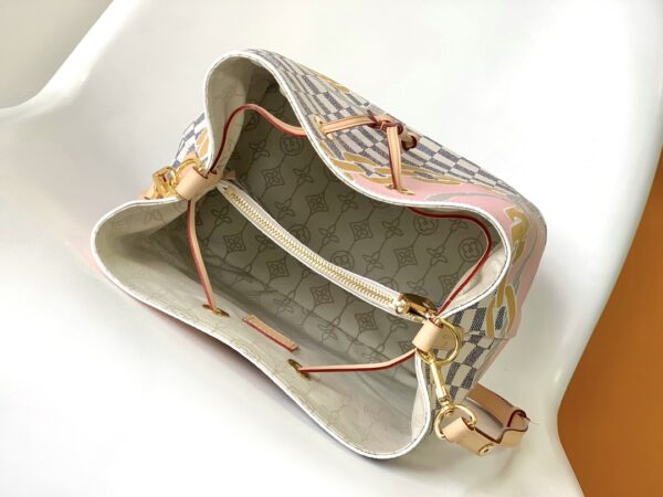 Louis Vuitton NéoNoé Medium Handbag - White/Pink - Image 2
