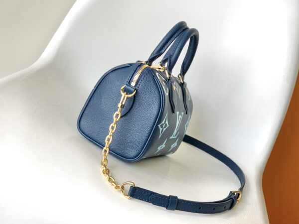 Louis Vuitton Monogram Empreinte Dégradé Series Handbag - Blue - Image 5