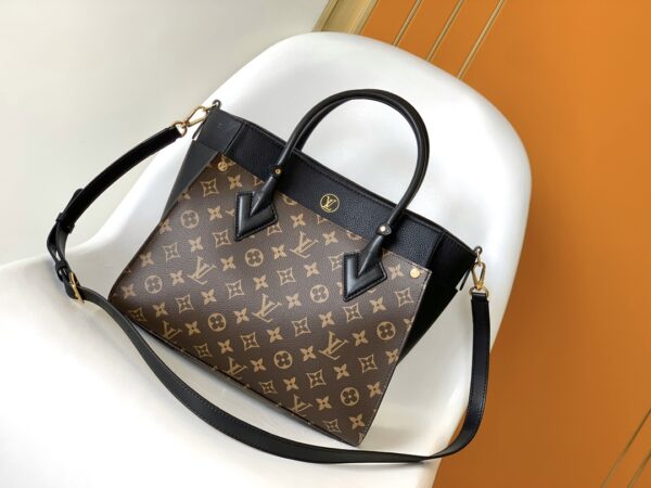 Louis Vuitton Medium On My Side Monogram Handbag - Brown - Image 5