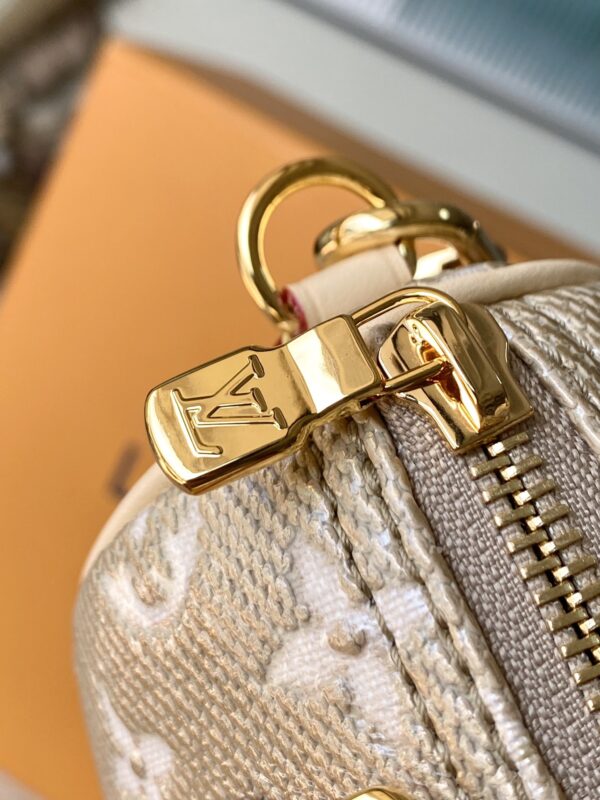 Louis Vuitton Nano Speedy Handbag - Gold - Image 2