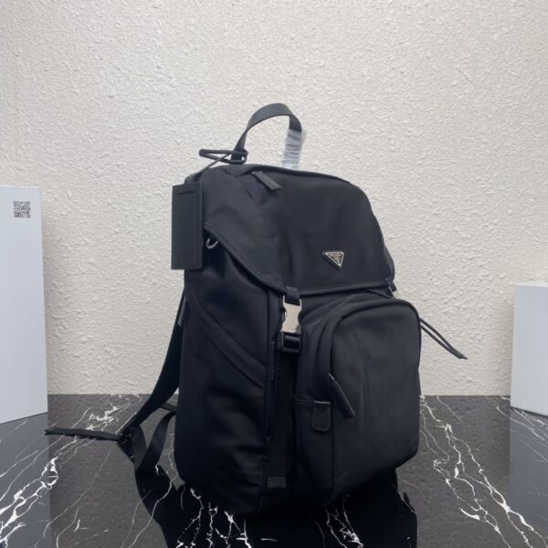 Prada Parachute Backpack - Black - Image 4