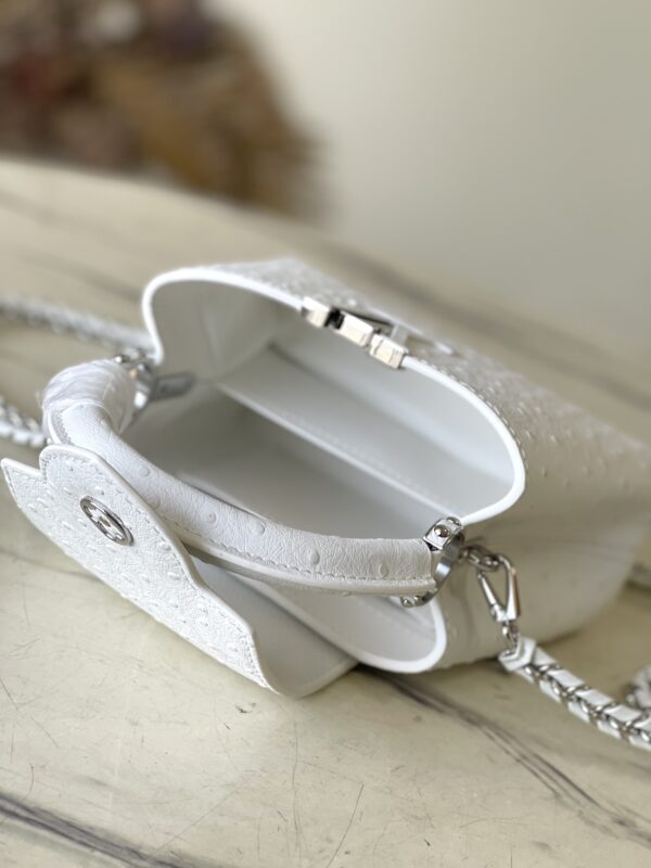 Louis Vuitton Noble Crocodile  White Super Small Handbag - Image 5