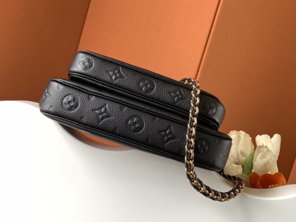 Louis Vuitton Multi Patochette Accessoires Crossbody Bag - Black - Image 3