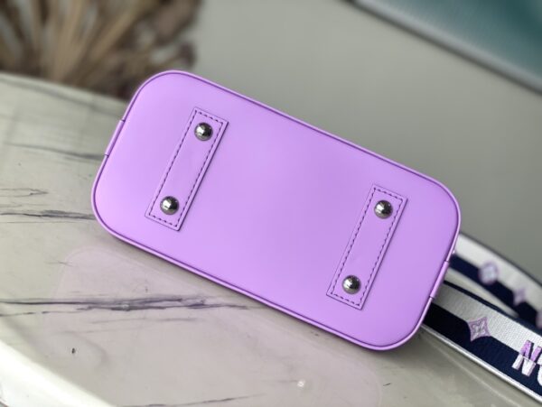 LOUIS VUITTON Nano Alma Handbag - Purple - Image 3