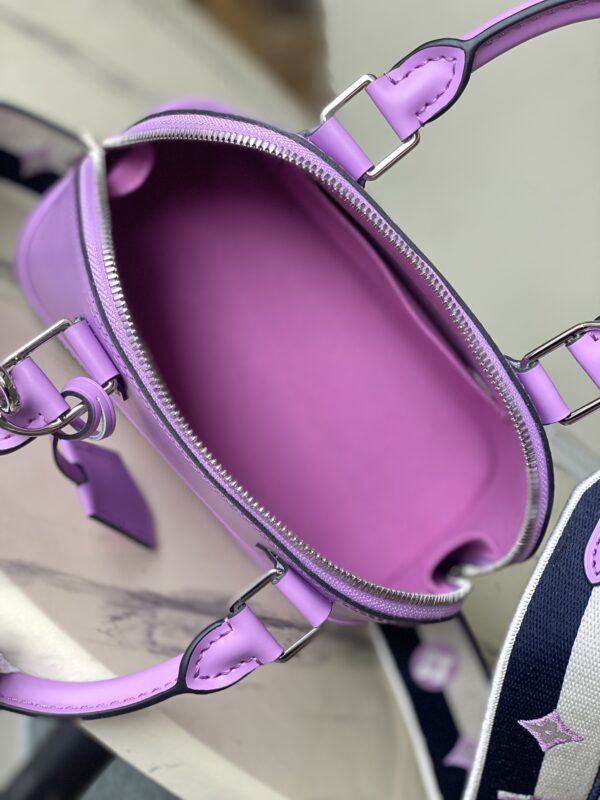 LOUIS VUITTON Nano Alma Handbag - Purple - Image 2